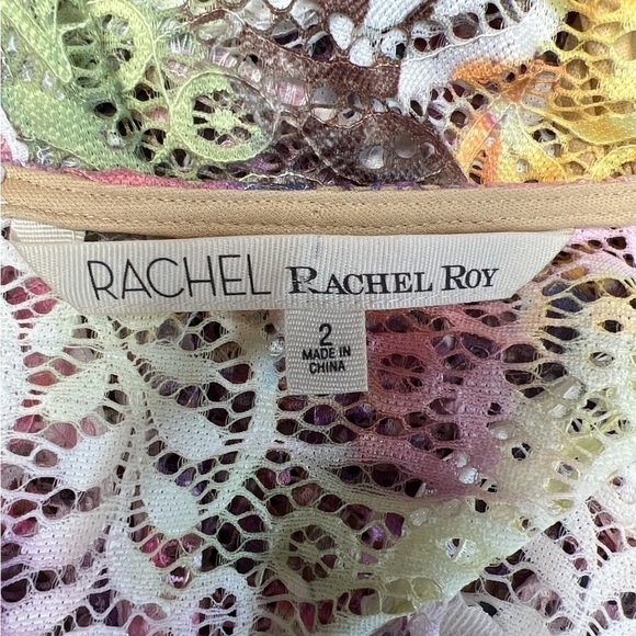 Rachel Rachel Roy Women’s Purple Multi Color
Printed Lace Dress Size 2 - Picture 4 of 5